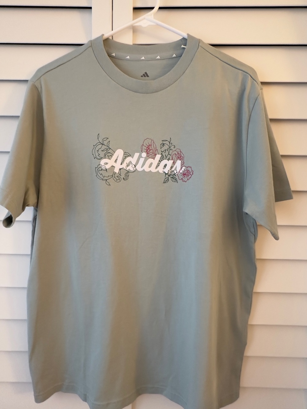 adidas floral graphic t-shirt